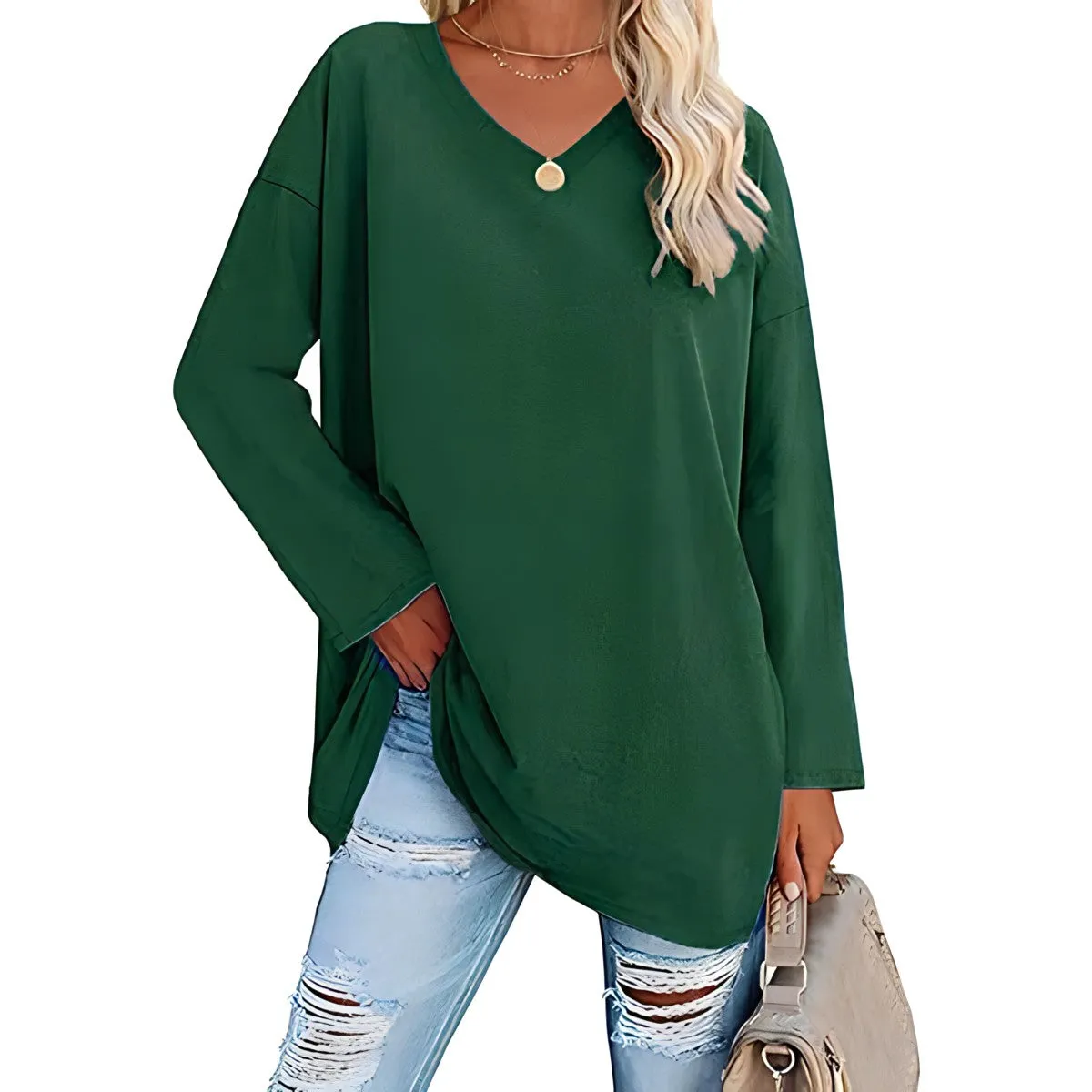 Fashion Canberra I Alyse Relaxed V-Neck Sweater