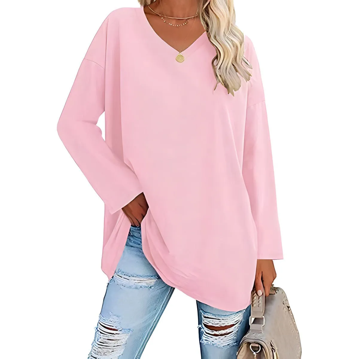 Fashion Canberra I Alyse Relaxed V-Neck Sweater