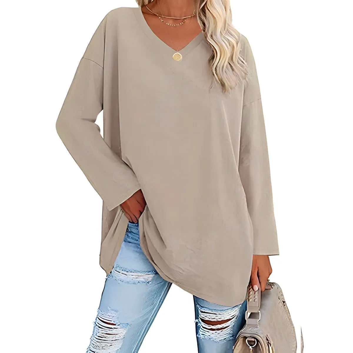 Fashion Canberra I Alyse Relaxed V-Neck Sweater