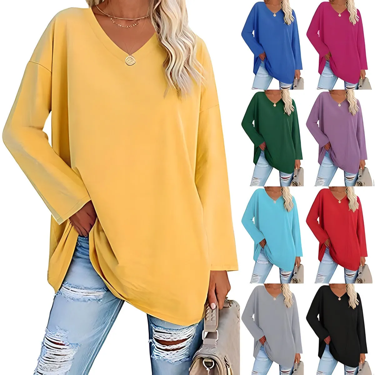 Fashion Canberra I Alyse Relaxed V-Neck Sweater
