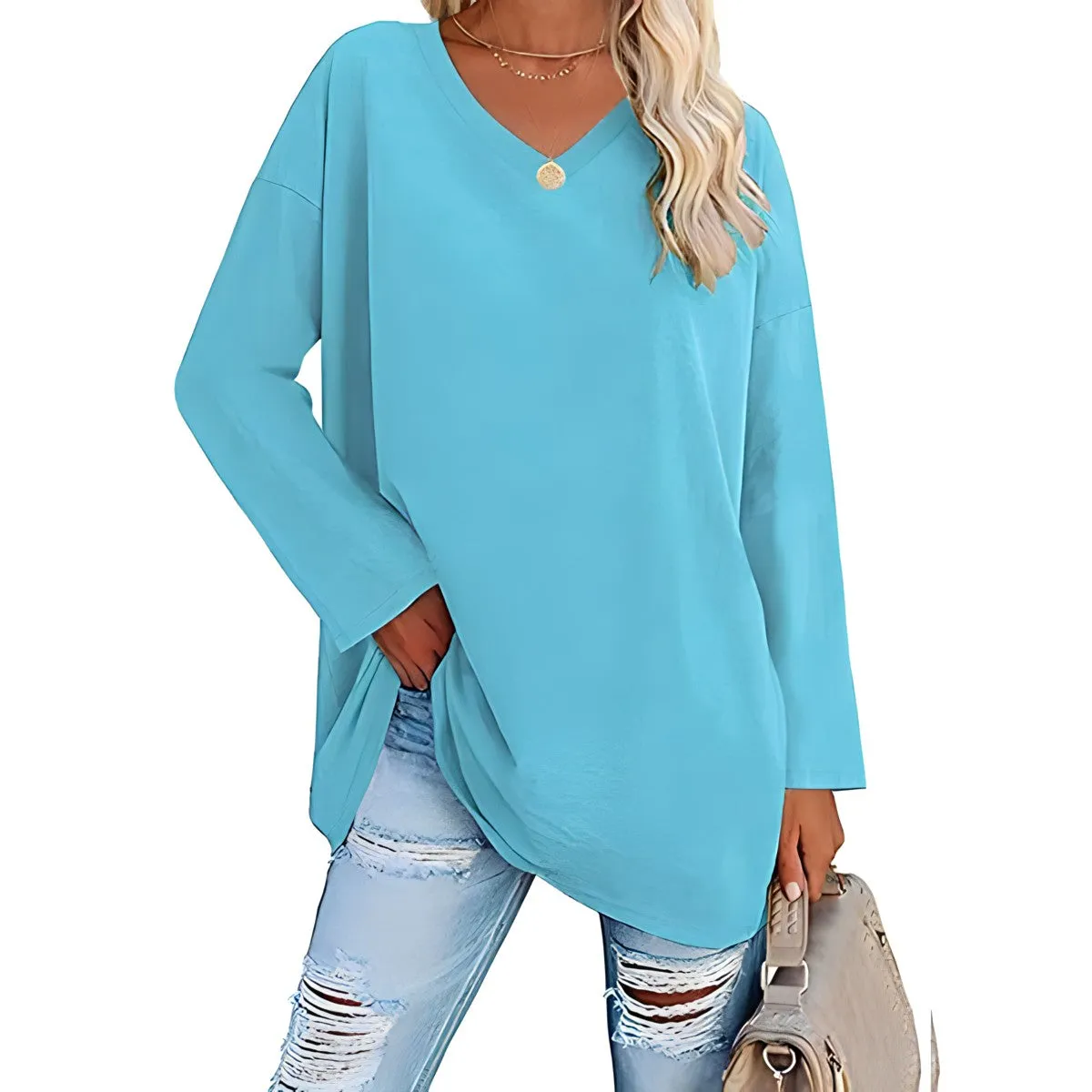 Fashion Canberra I Alyse Relaxed V-Neck Sweater