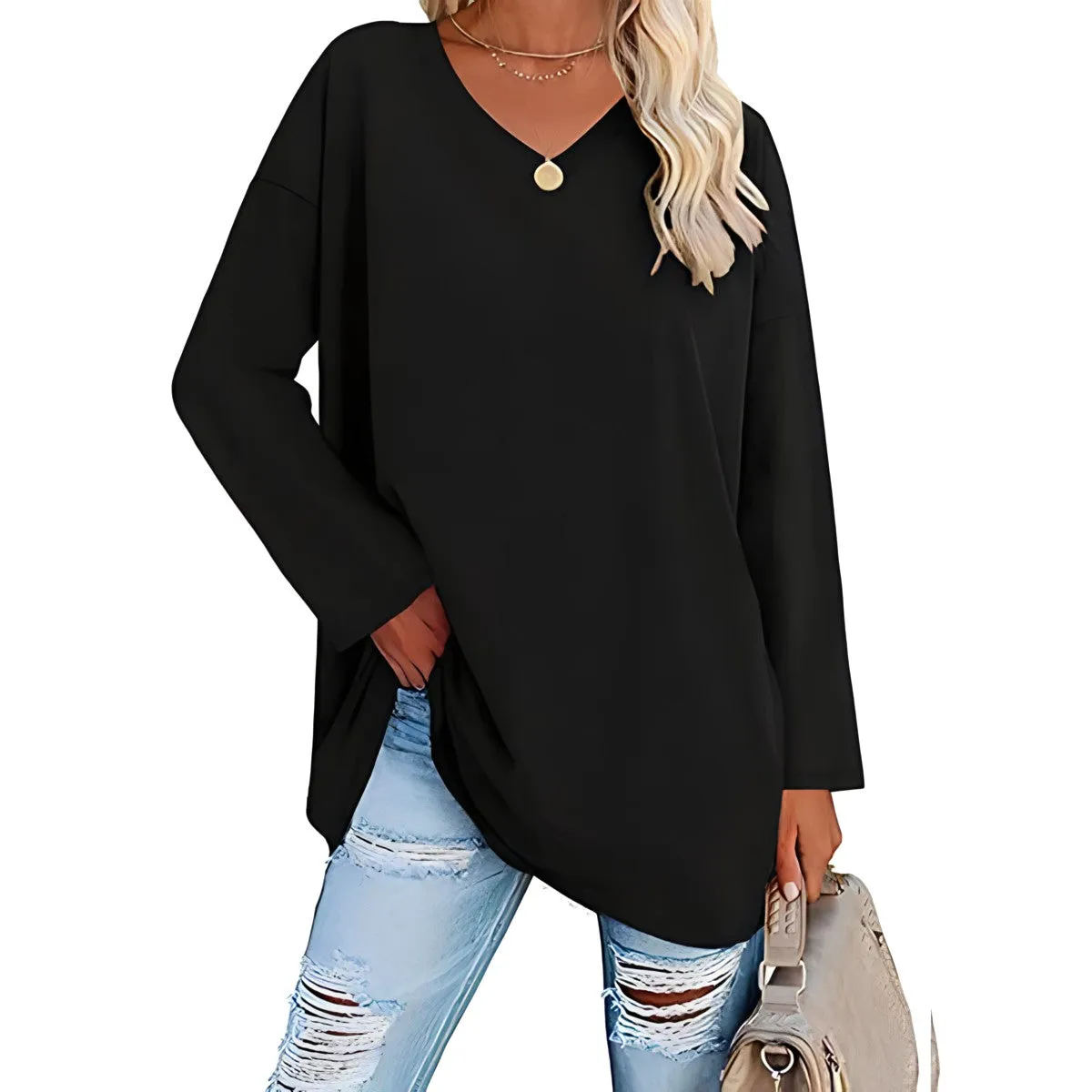 Fashion Canberra I Alyse Relaxed V-Neck Sweater