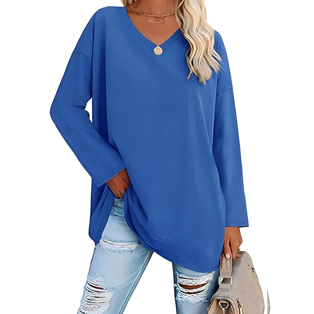Fashion Canberra I Alyse Relaxed V-Neck Sweater