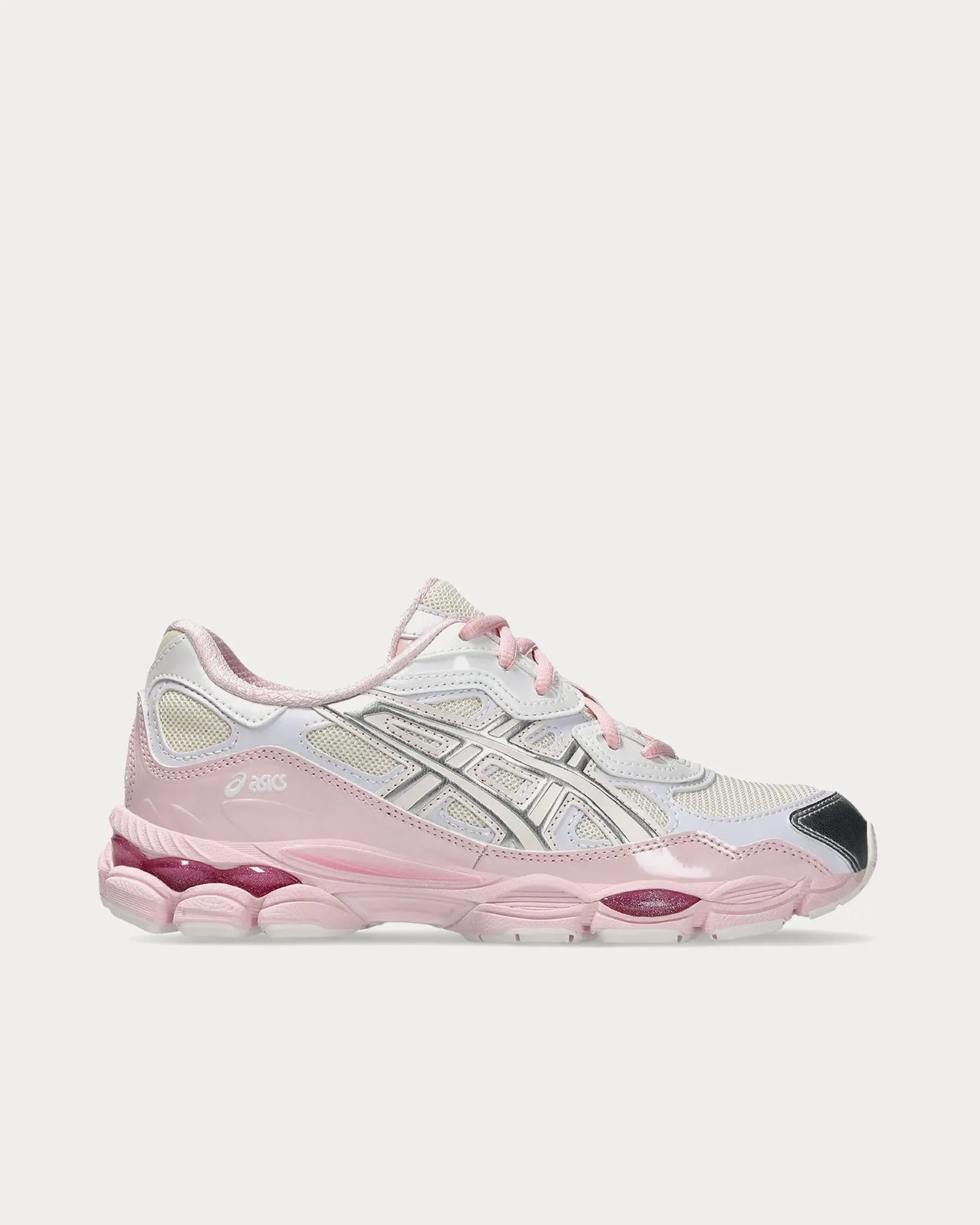 Gel-NYC Cream / Pure Silver Low Top Sneakers