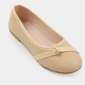 Girls Pumps 910-31 - Beige