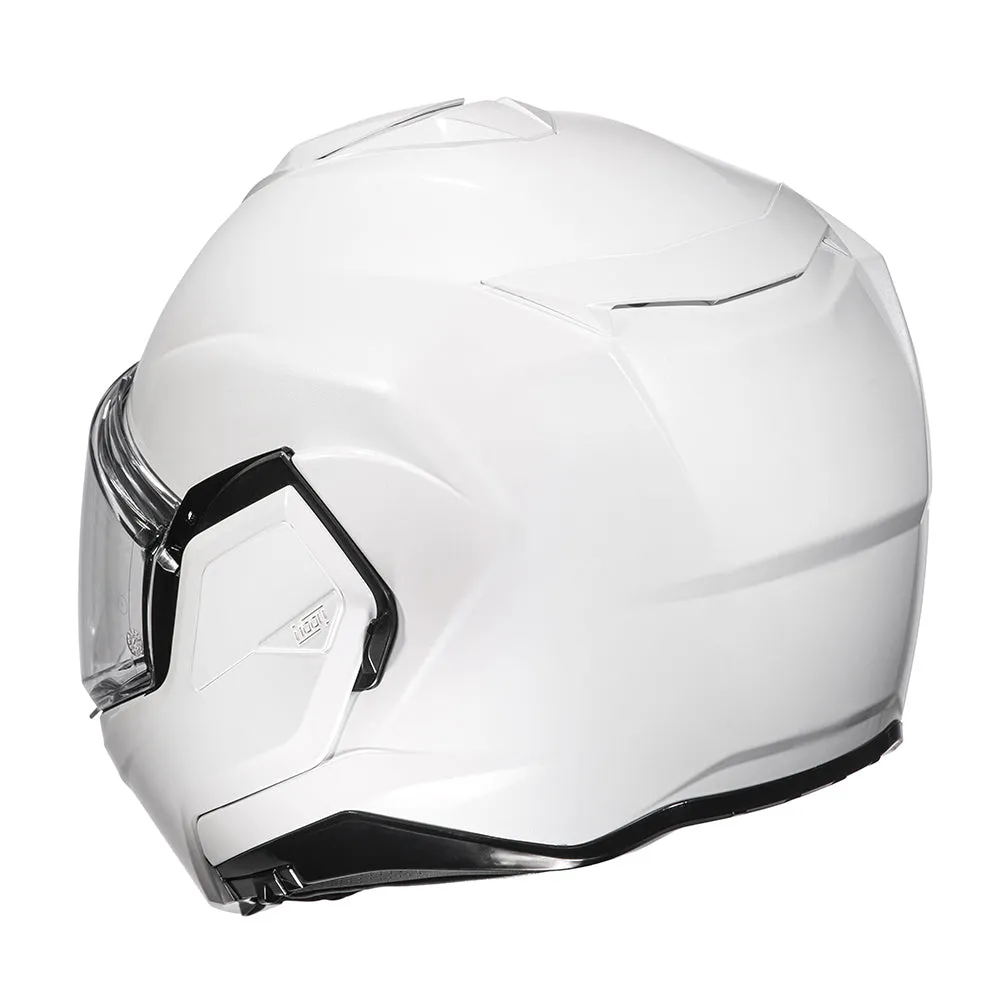 HJC I100 White Flip Up Motorbike Helmet