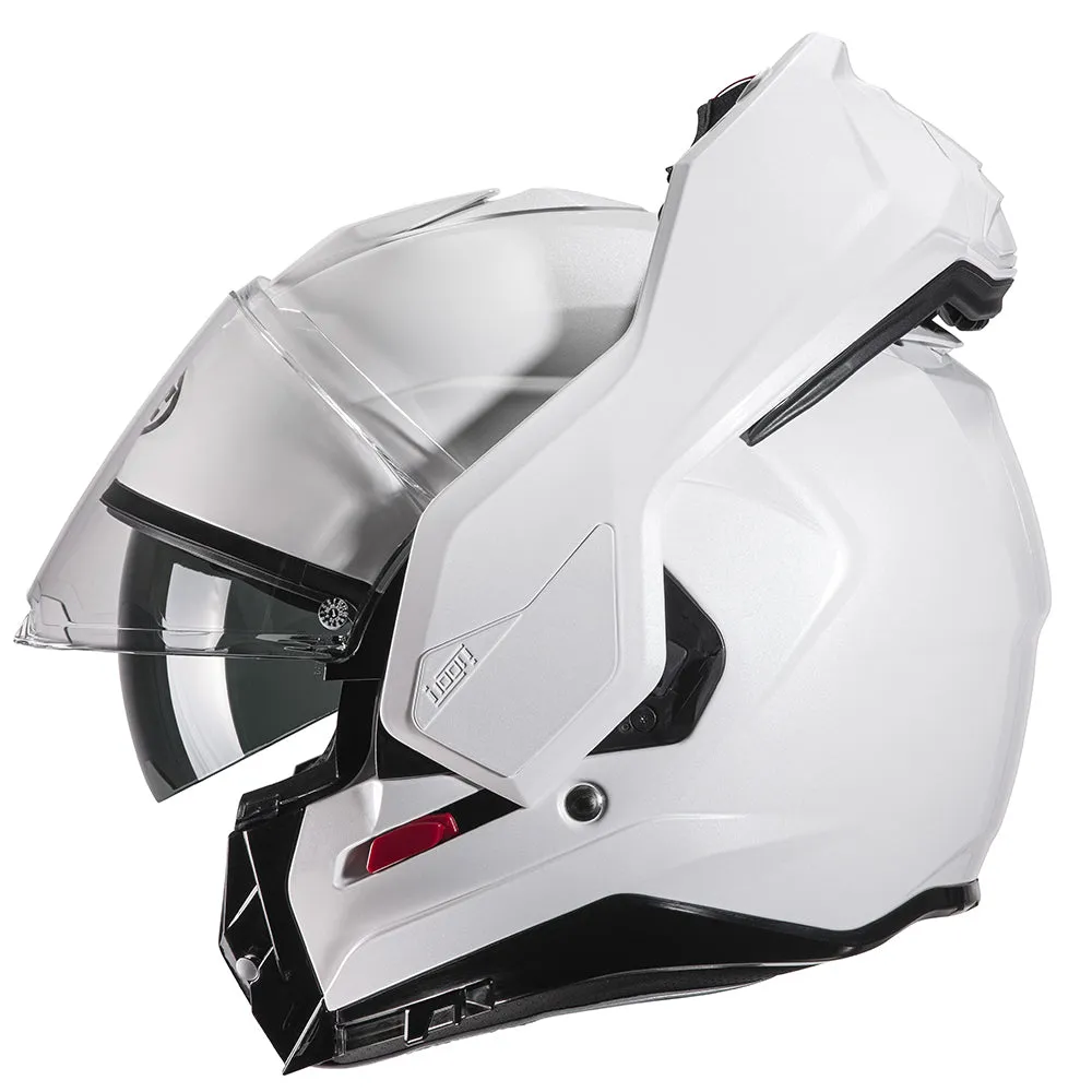 HJC I100 White Flip Up Motorbike Helmet