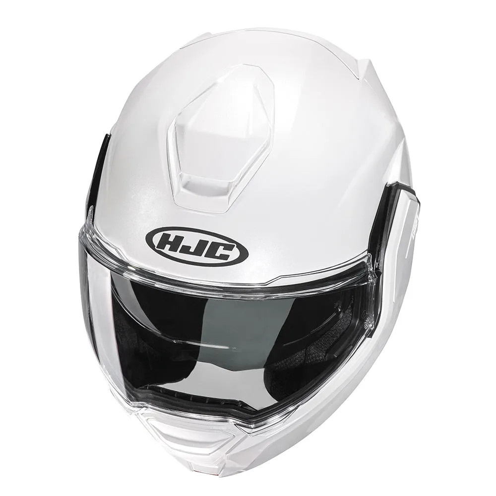 HJC I100 White Flip Up Motorbike Helmet