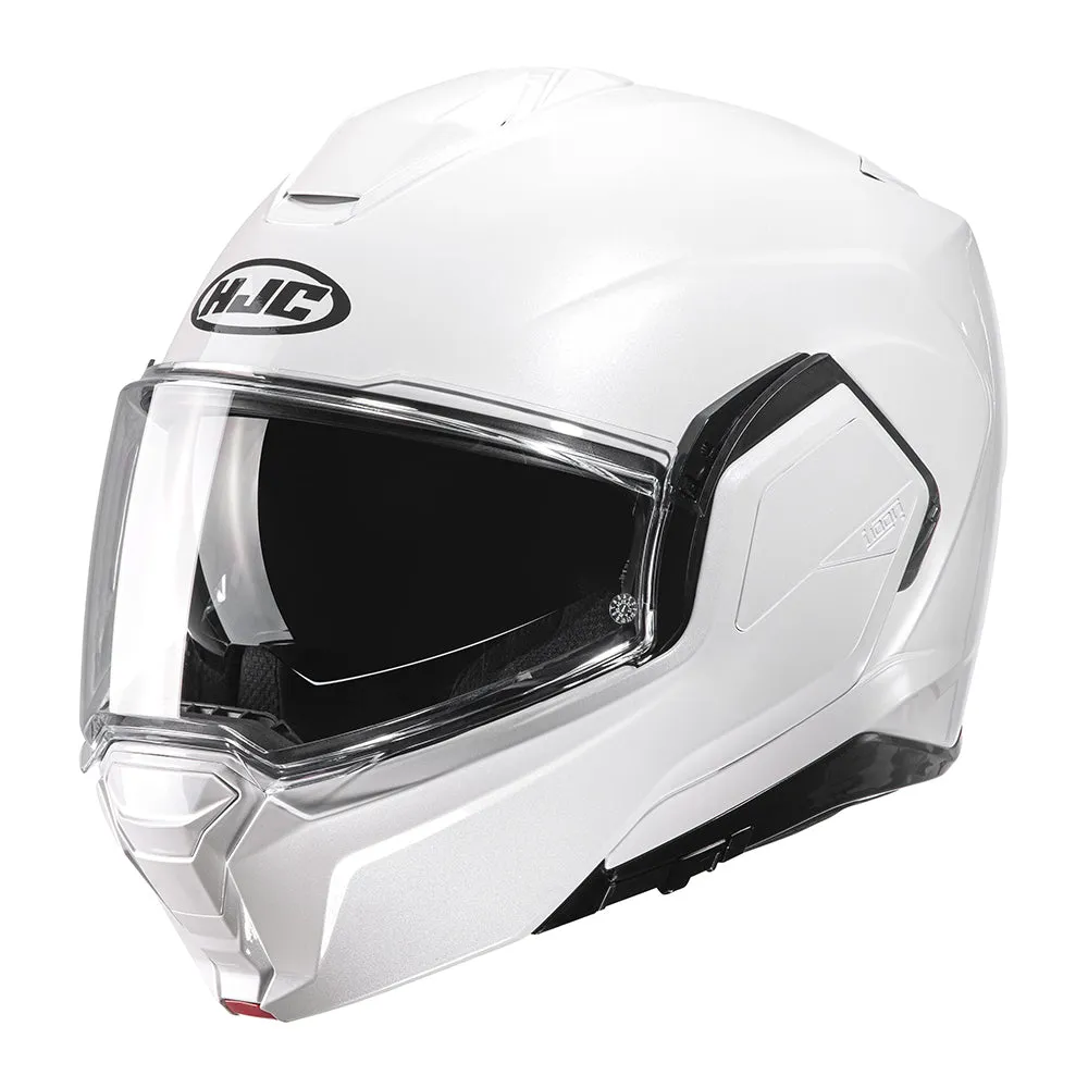 HJC I100 White Flip Up Motorbike Helmet