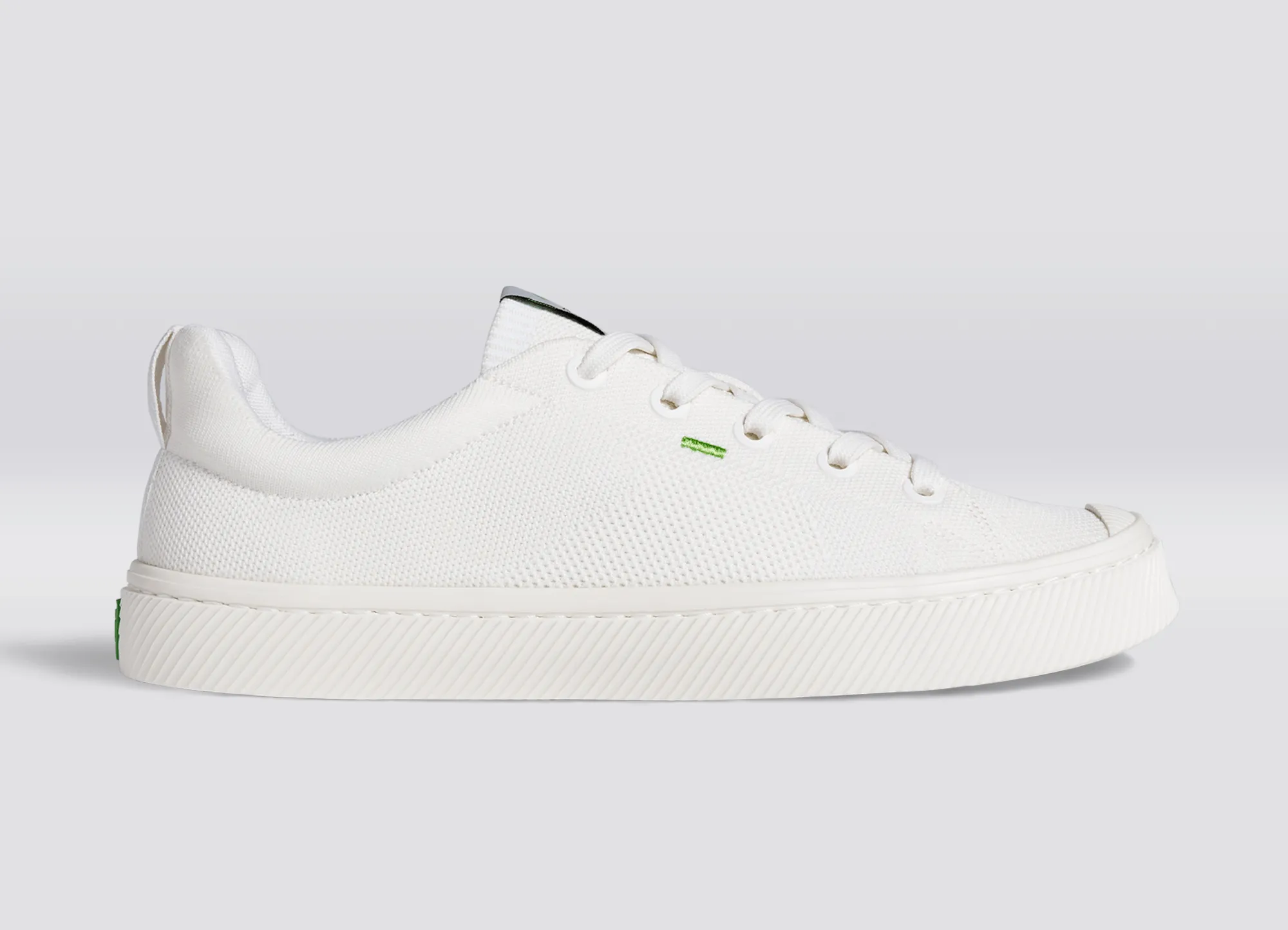 IBI Low Off White Knit Sneaker Women