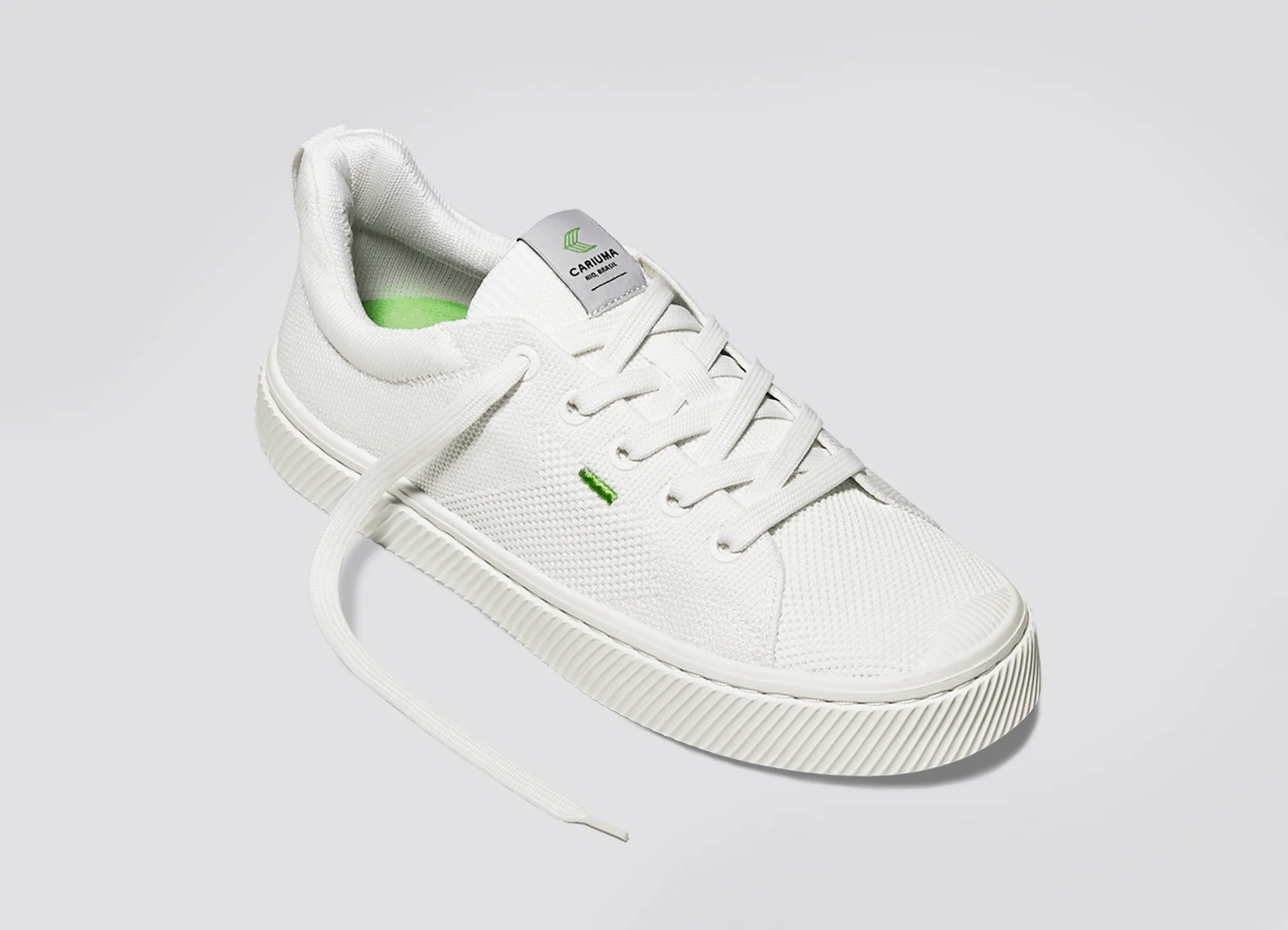 IBI Low Off White Knit Sneaker Women