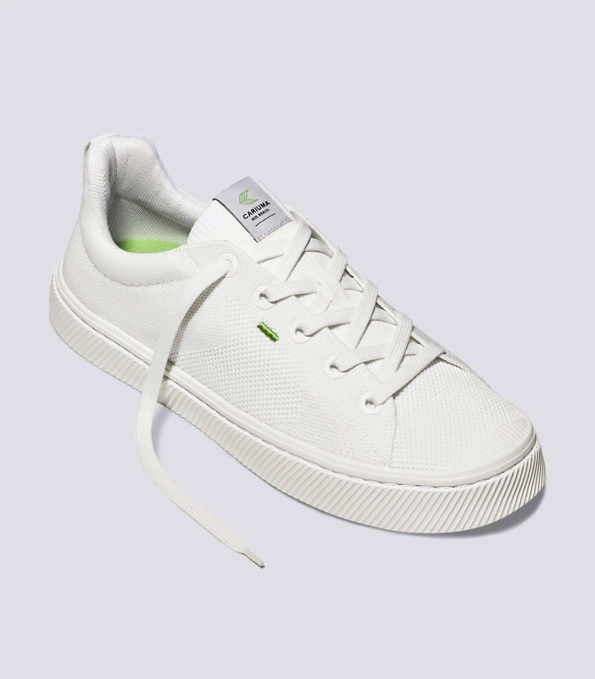 IBI Low Off White Knit Sneaker Women