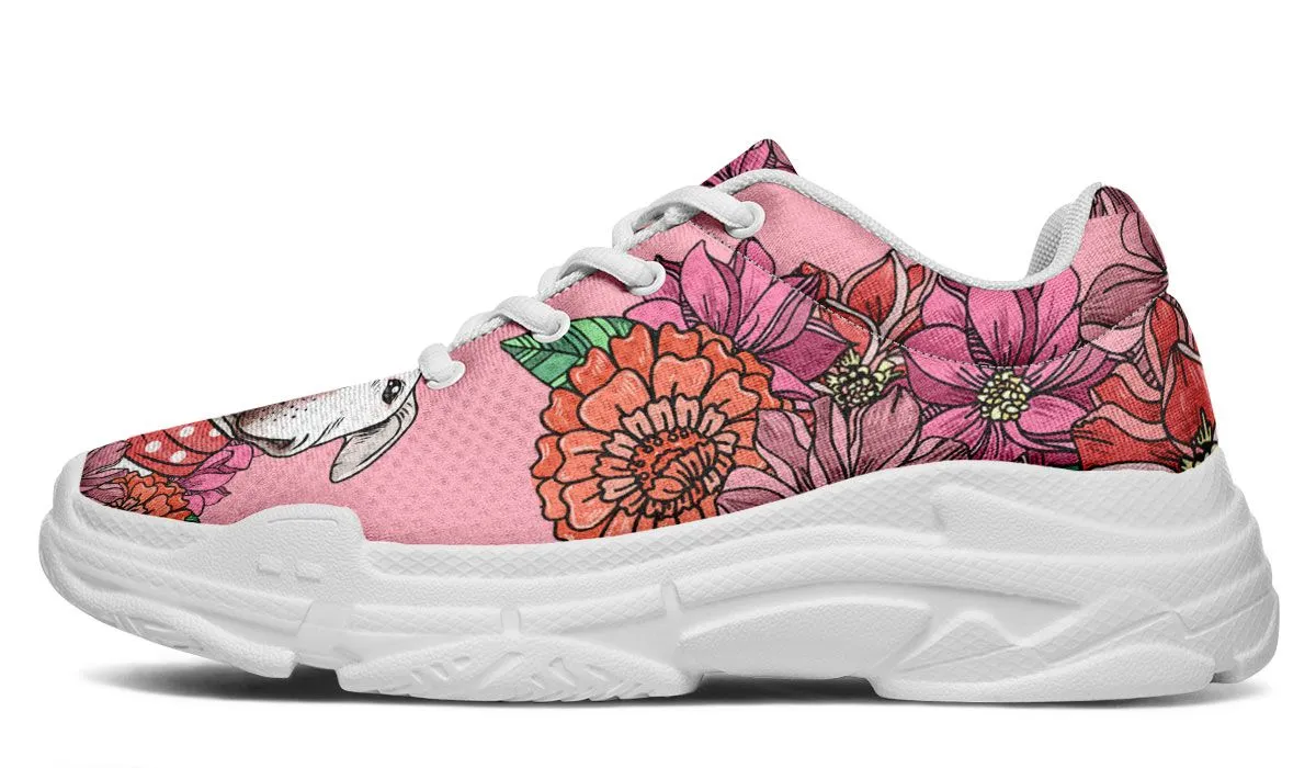 Illustrated Pit Bull Chunky Sneakers