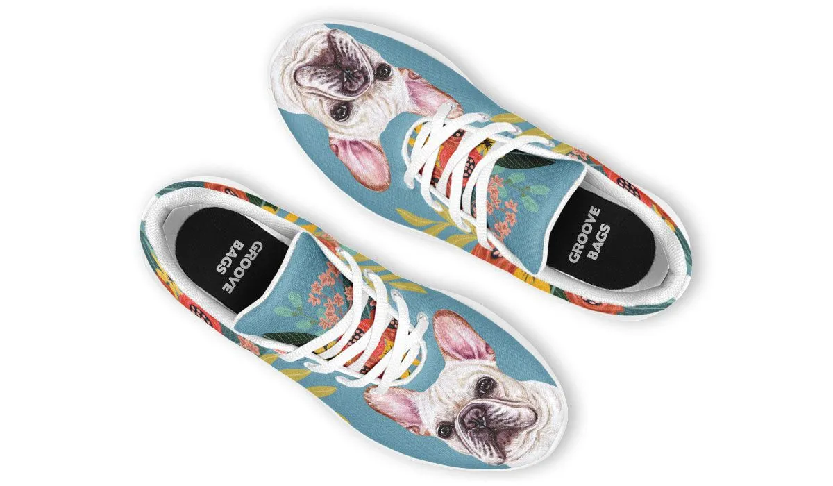 Joyful French Bulldog Sneakers