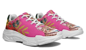 Joyful Tabby Cat Chunky Sneakers