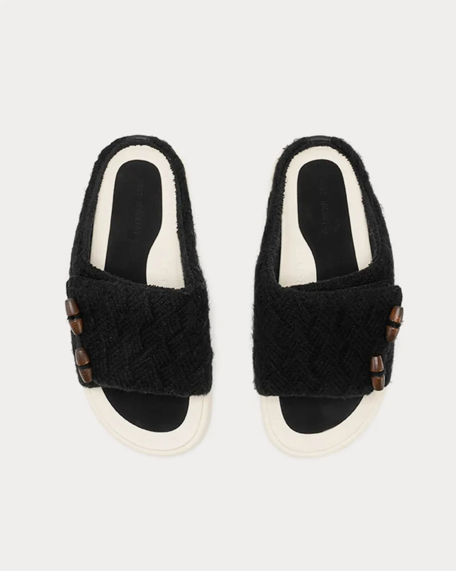 Knitting Anthracite Sandals