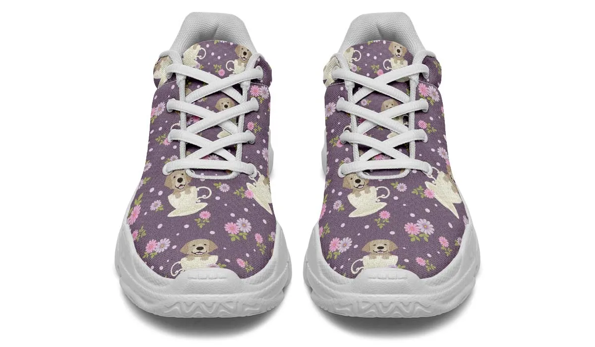 Labrador Cup Of Tea Chunky Sneakers