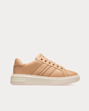 Mandye Leather Blush Pink Low Top Sneakers