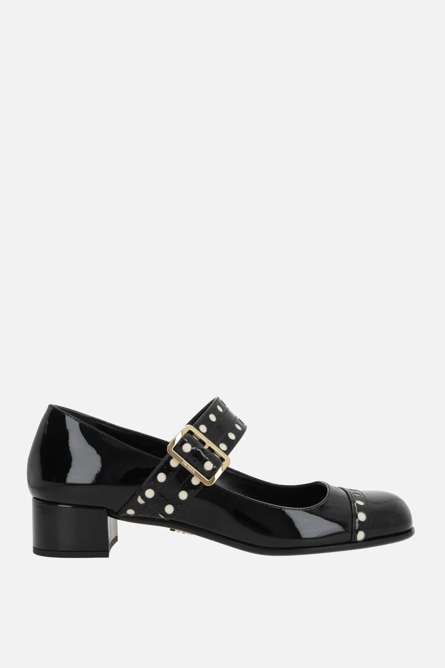 Mary-Jane Patent Slingback Pumps