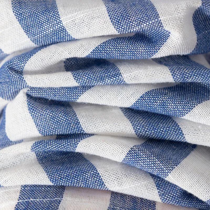 Men's Casual Cotton and Linen Striped Long Sleeve Shirt 17628999Y