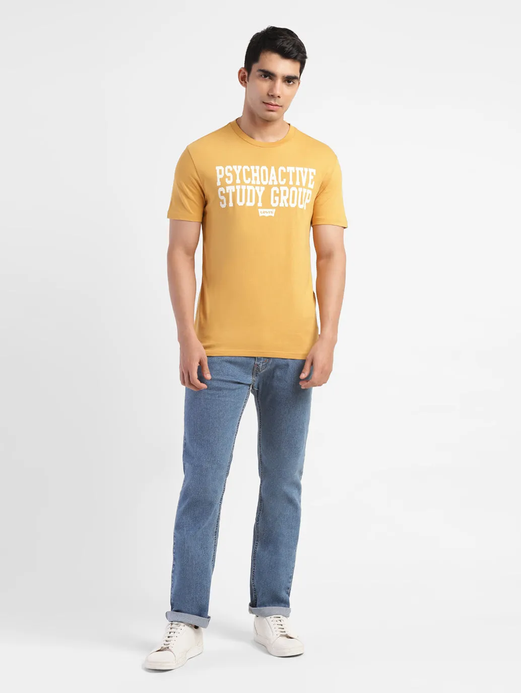 Men's Typographic Slim Fit T-shirt