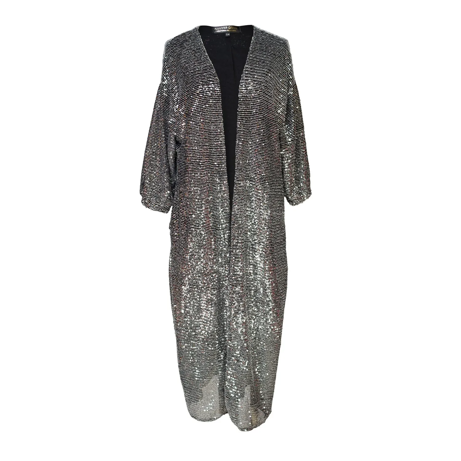 Moonstone Noir Sequin Cocoon Jacket