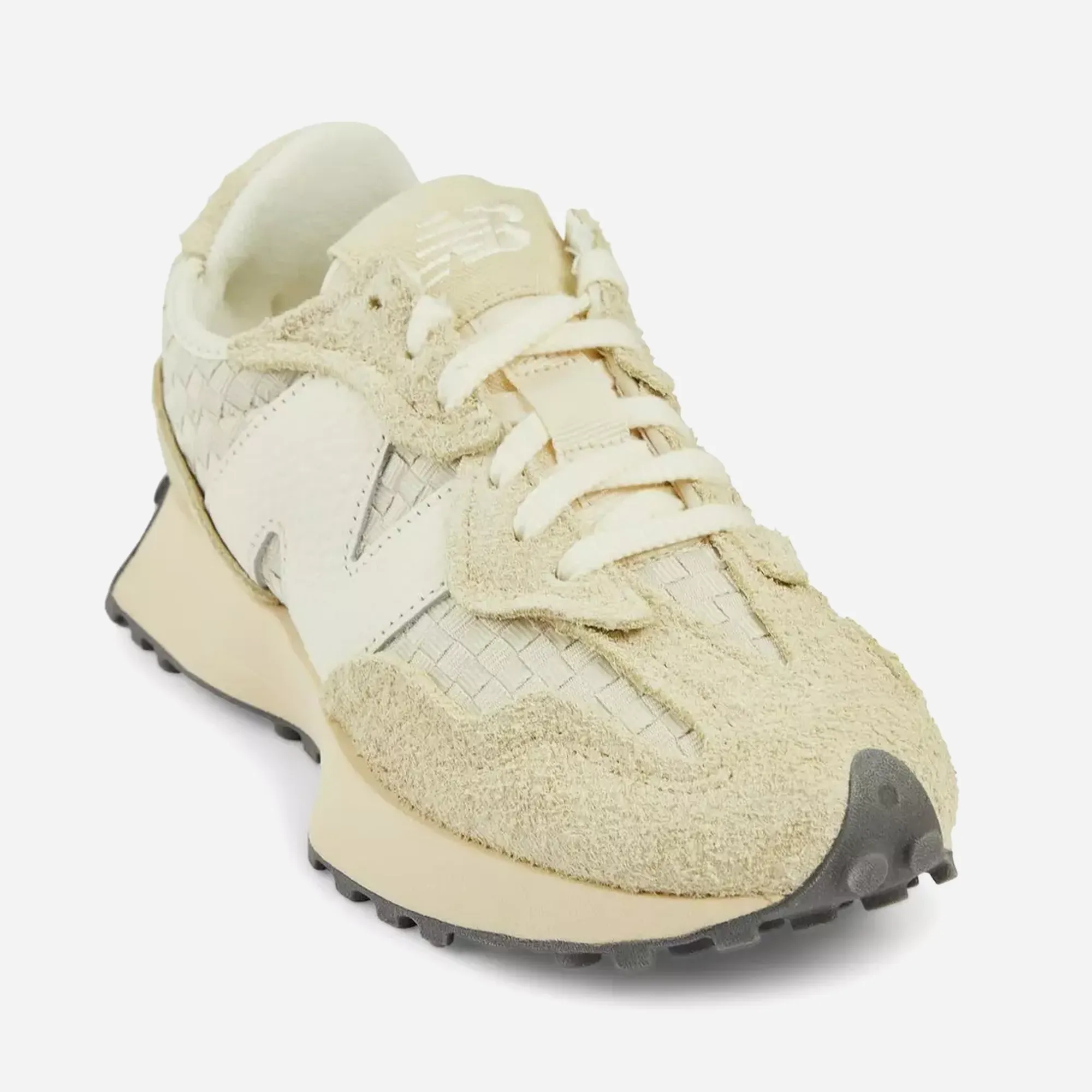 New Balance 327 Woven Pale Moss Sandstone