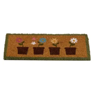 Outside In 53cm Lots of Pots Coir Doormat Insert