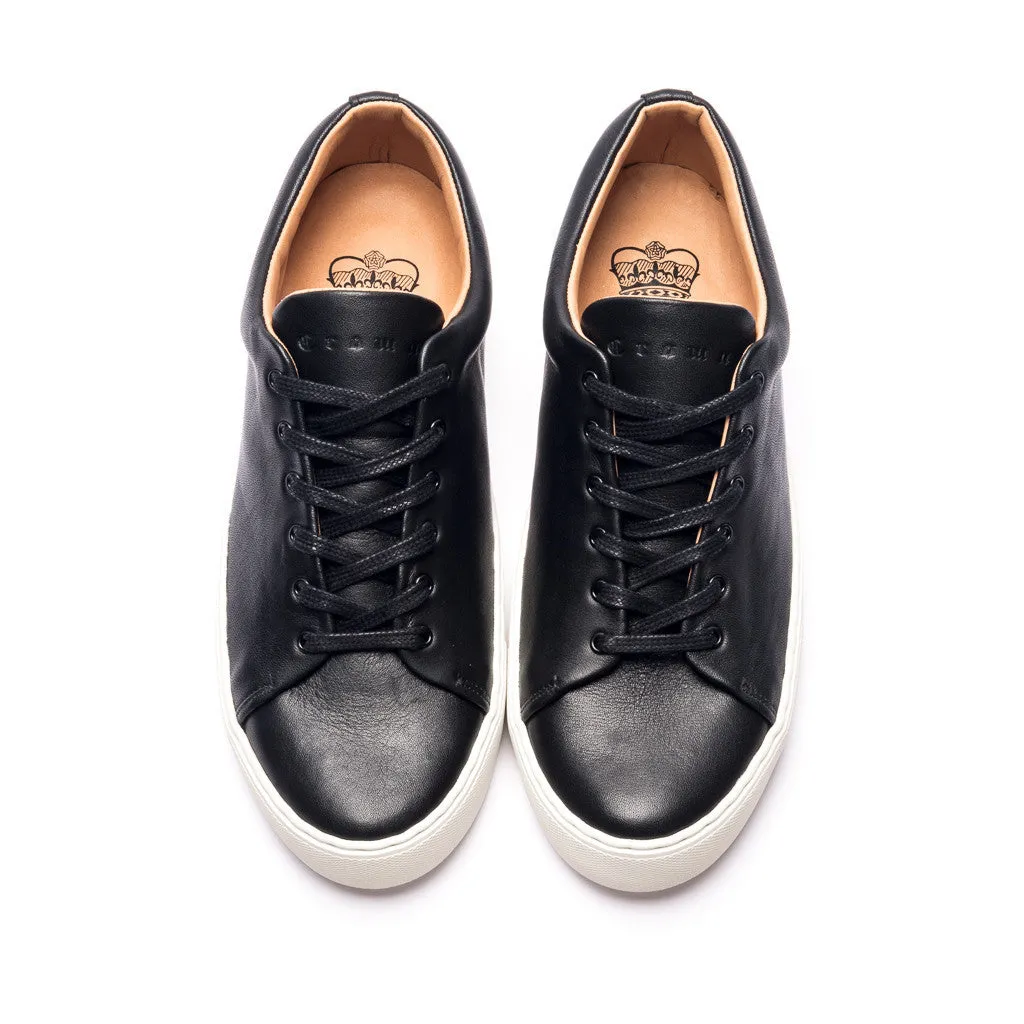 OVERSTONE DERBY SNEAKER - BLACK WHITE