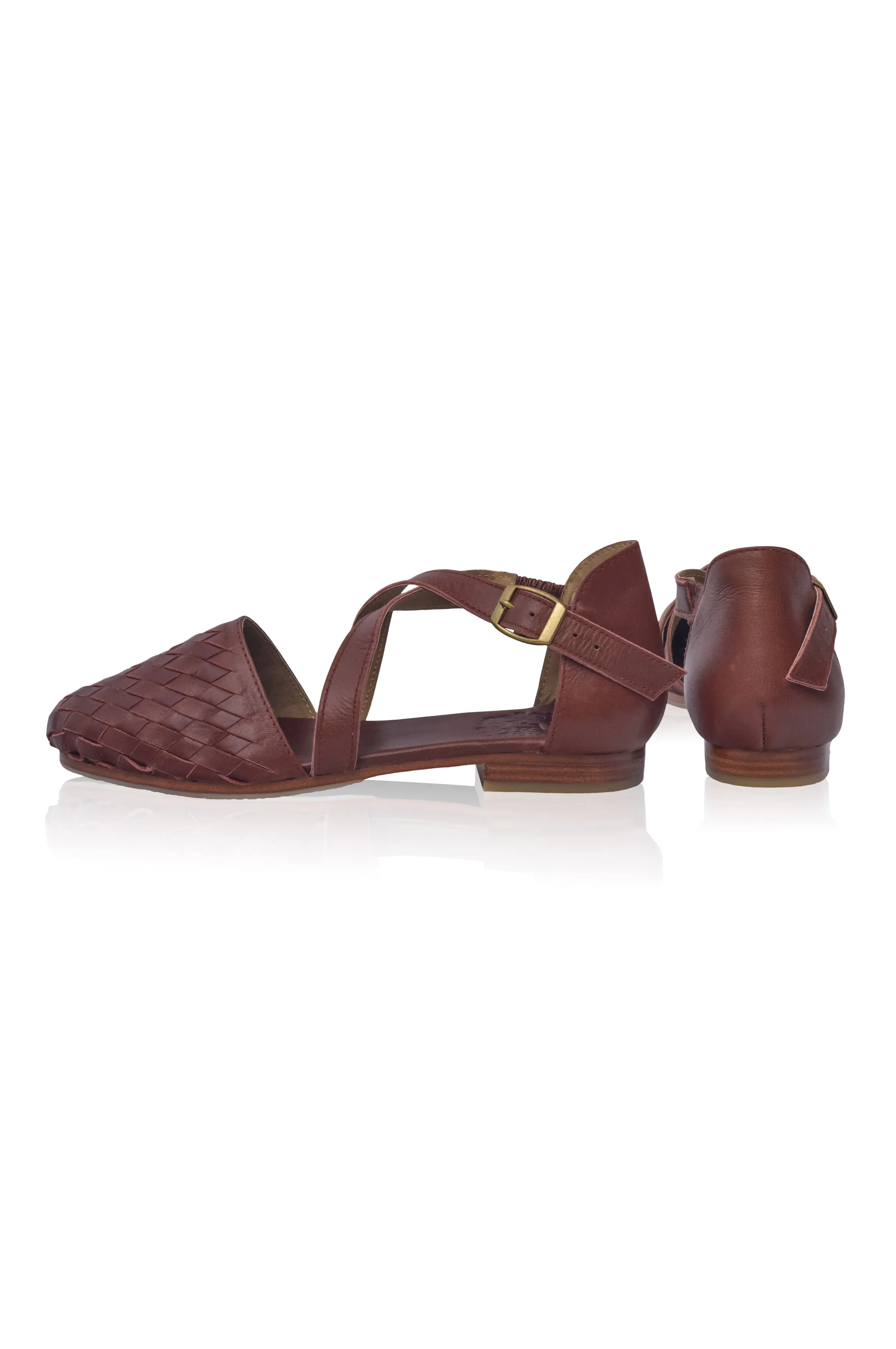 Riviera Leather Flats (Sz. 11)