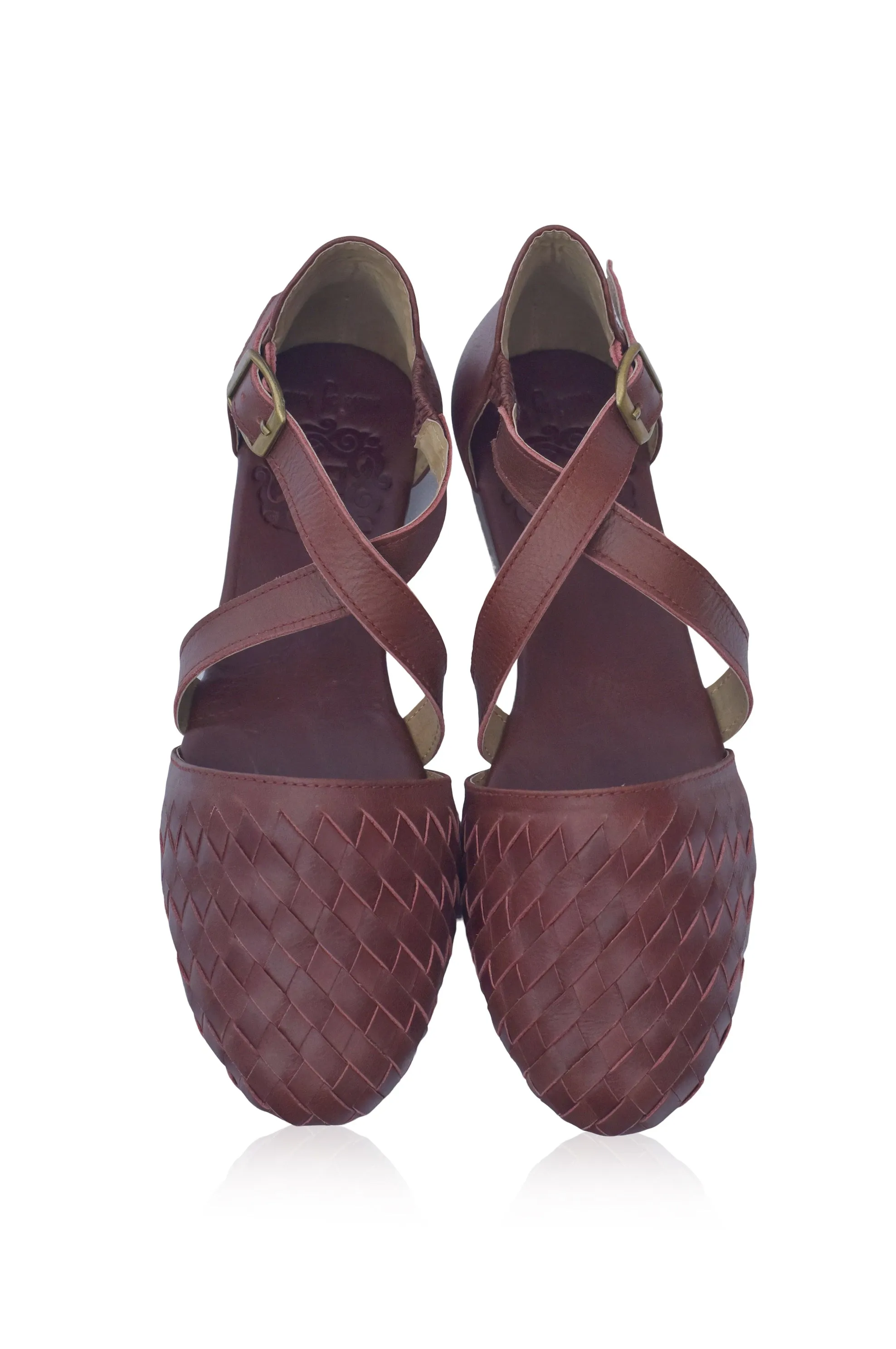 Riviera Leather Flats (Sz. 11)