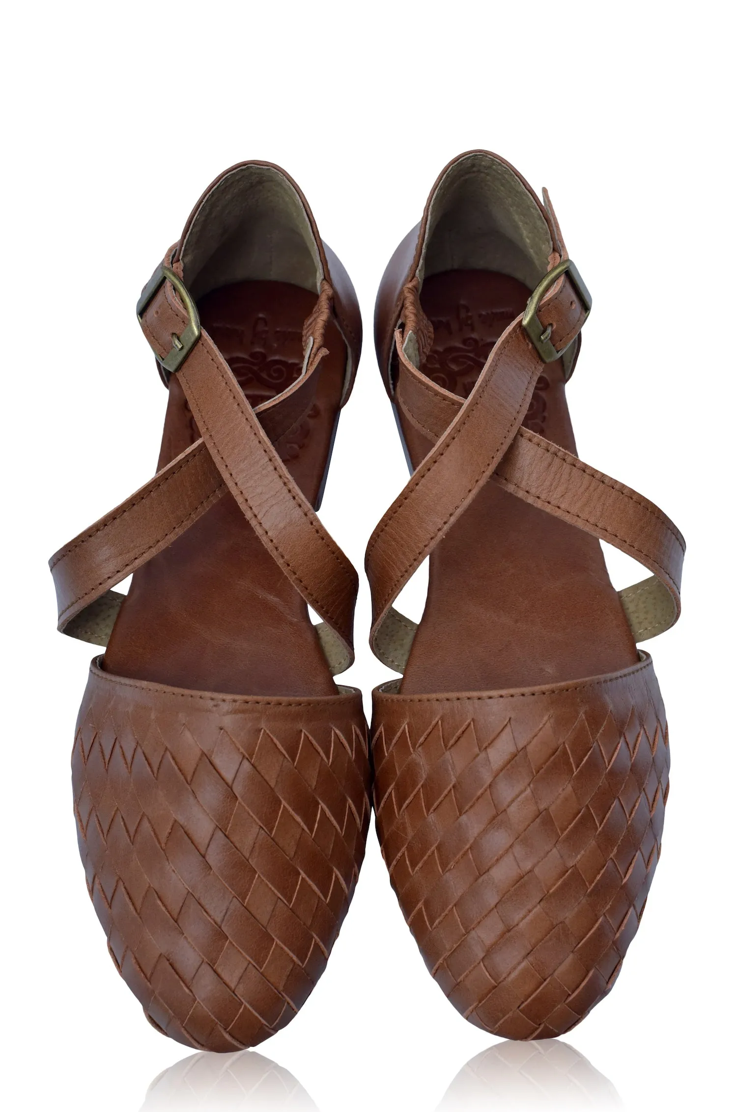Riviera Leather Flats (Sz. 11)