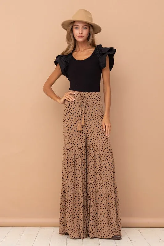 Ruffle Puff Sleeve Bodysuit