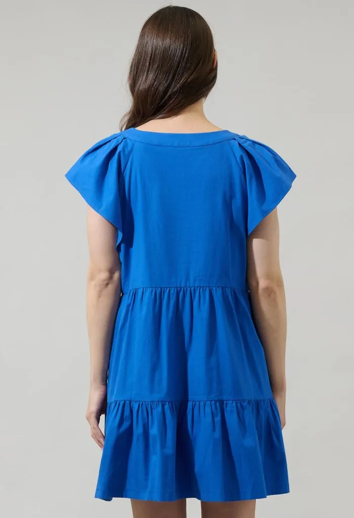 Sabrina Dress-Cobalt