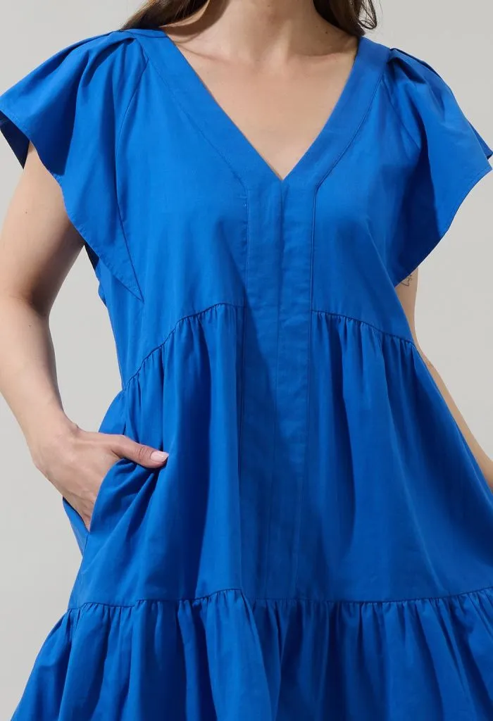 Sabrina Dress-Cobalt