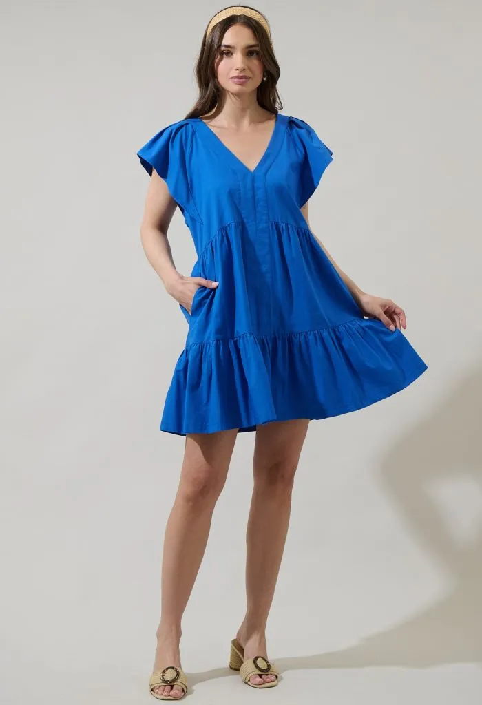 Sabrina Dress-Cobalt