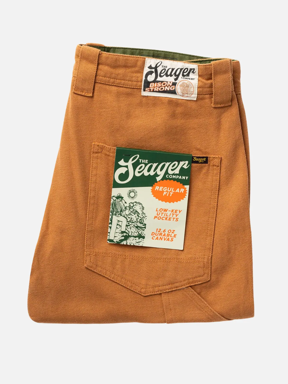 Seager Bison Canvas Pant - Coyote Brown