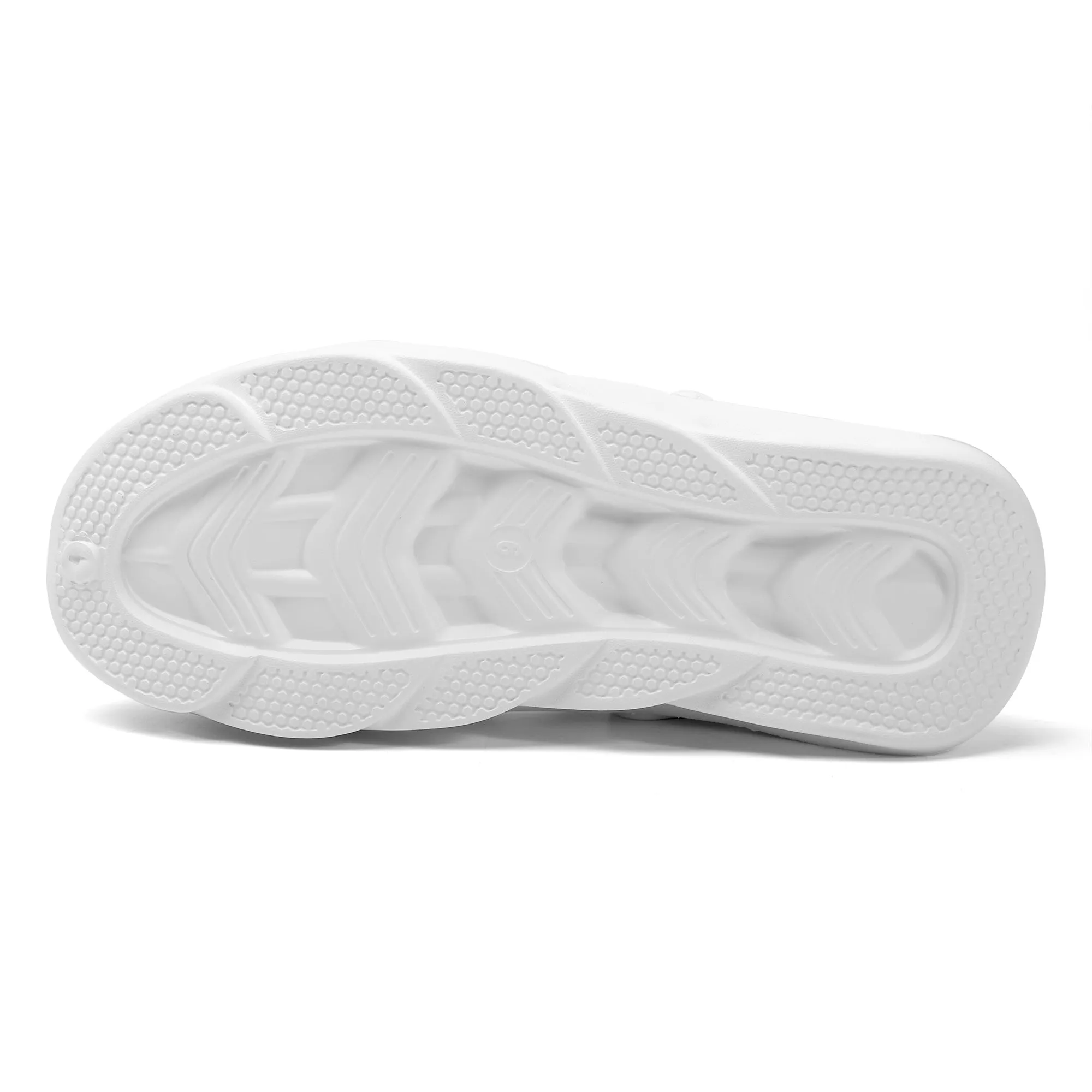 Silver Skulls Hollow Out Clogs