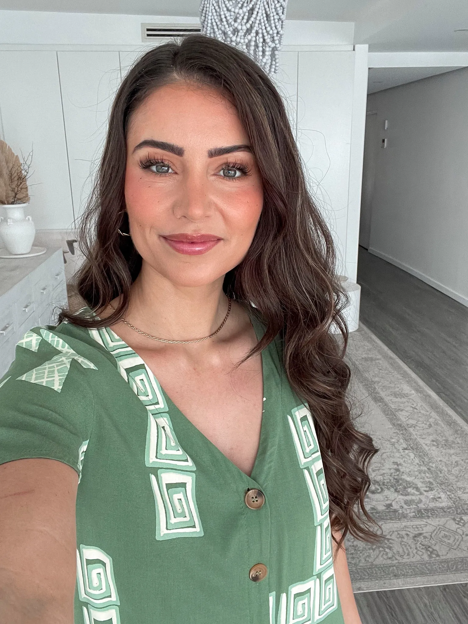 Sitara Dress - Green Print