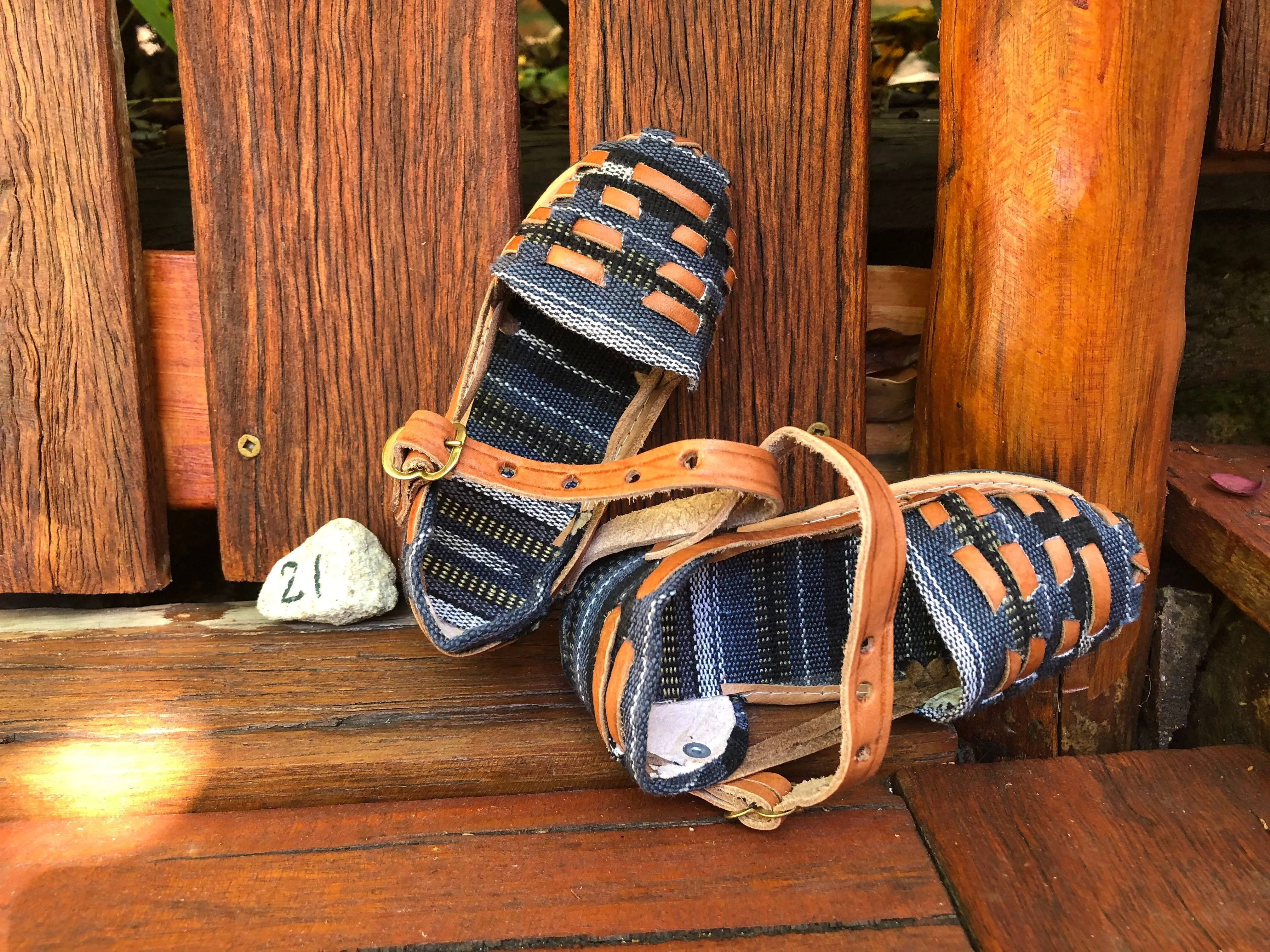 Size 21 Kid's Huarache Sandals - Blue