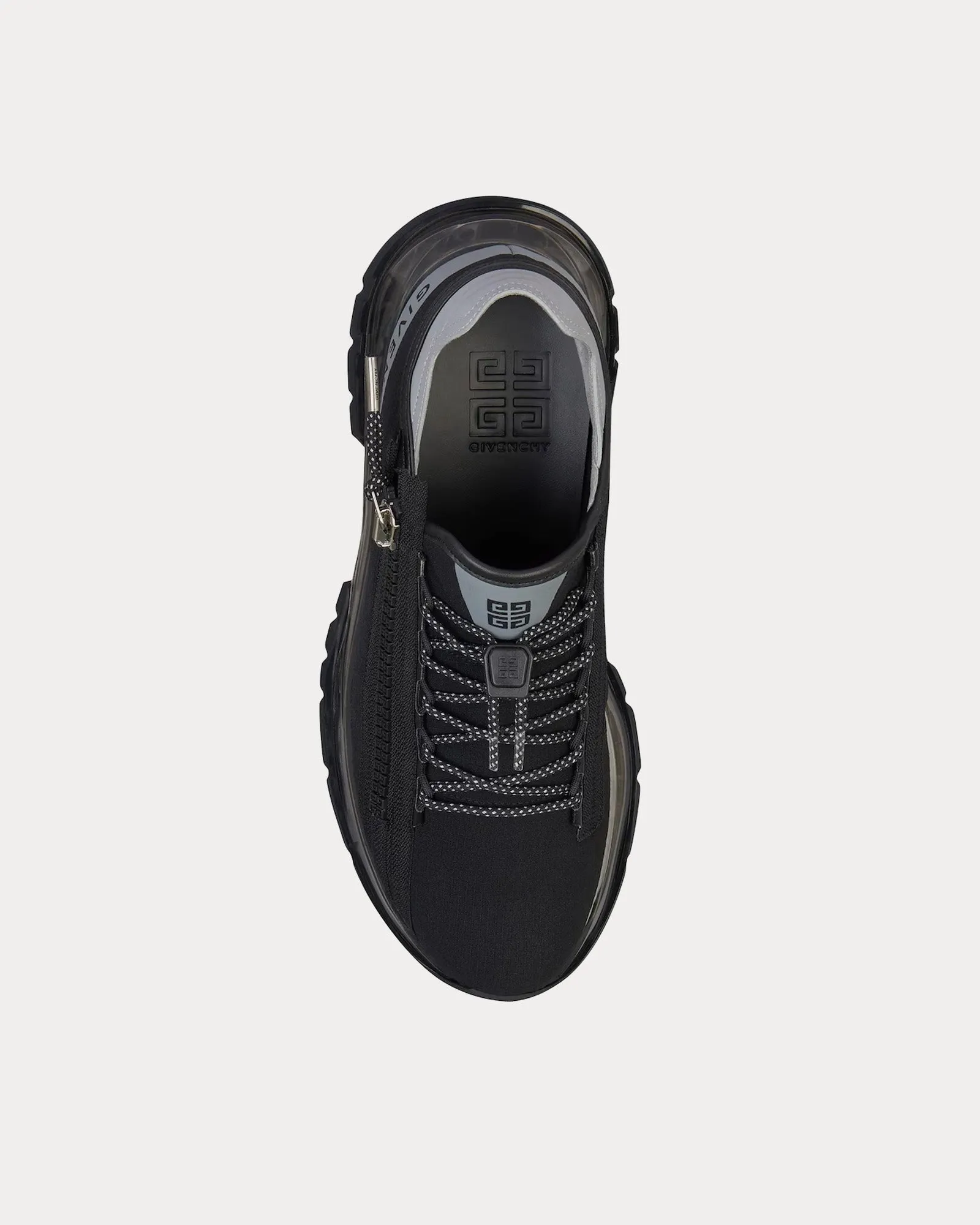 Spectre Runner Synthetic Fiber Black / Grey Low Top Sneakers