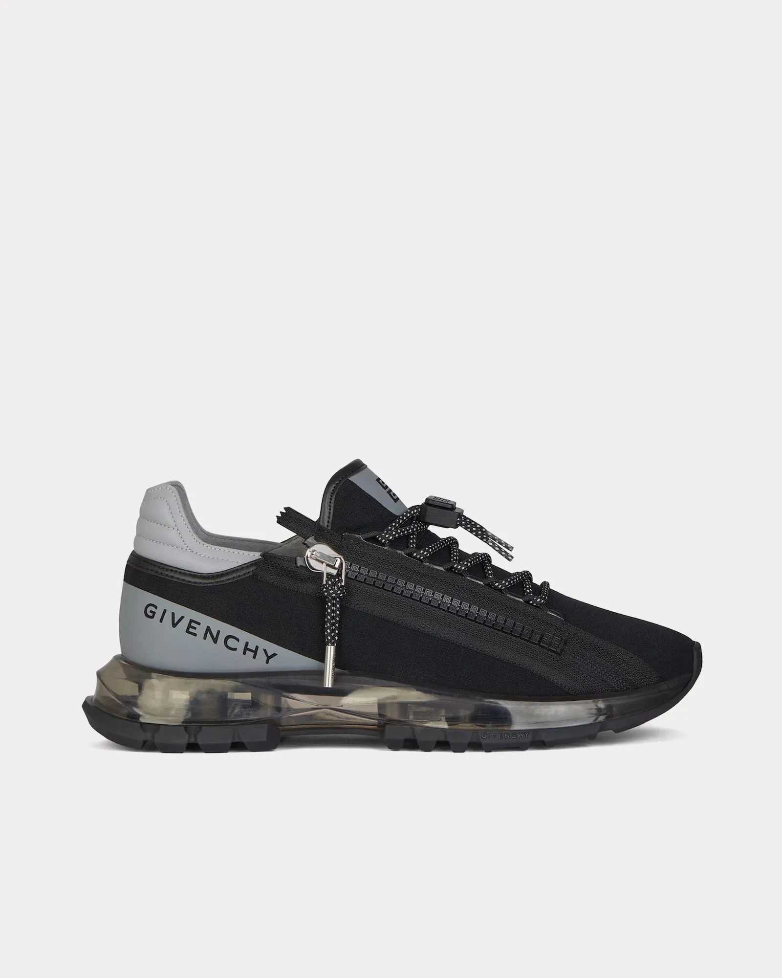 Spectre Runner Synthetic Fiber Black / Grey Low Top Sneakers