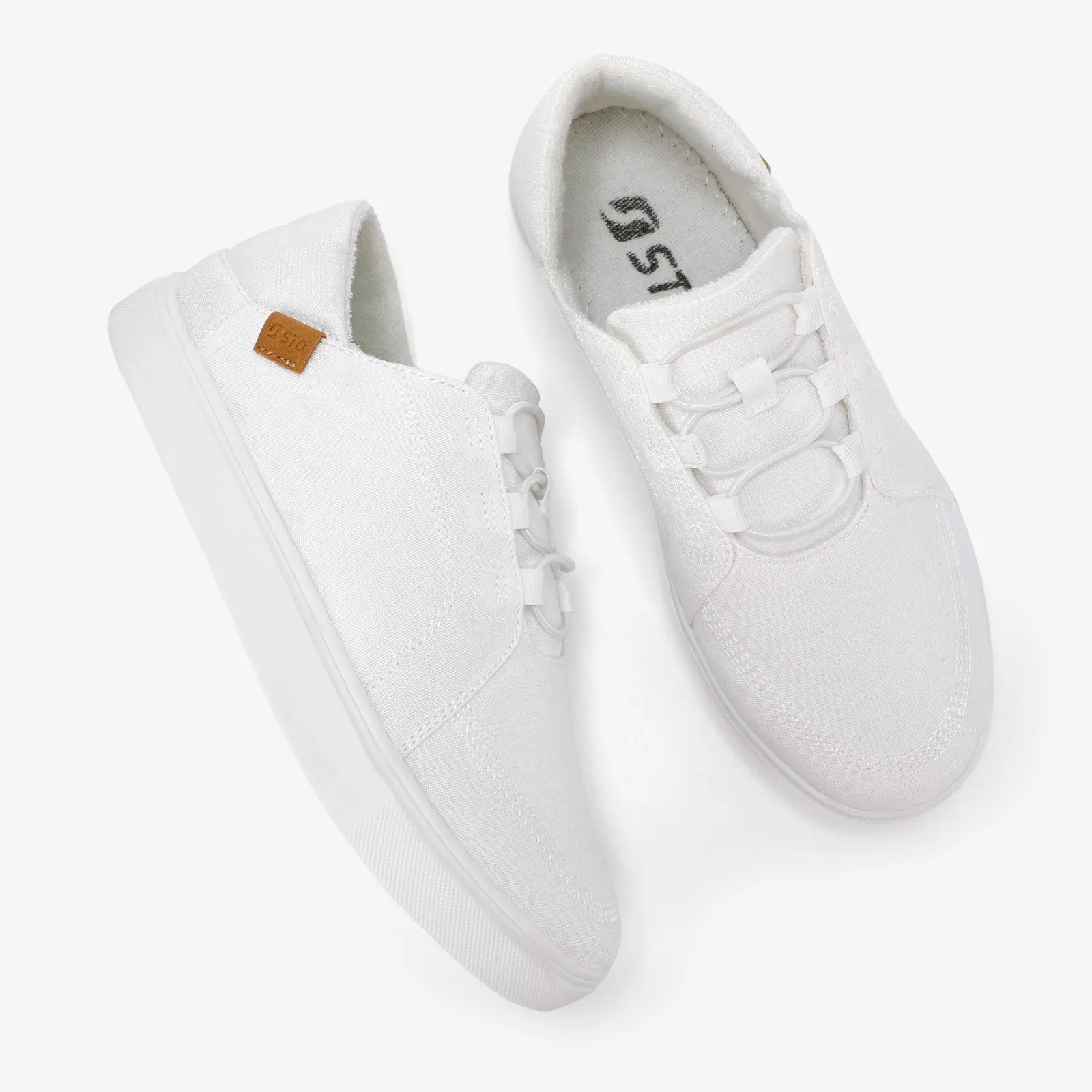 STQ Womens Casual Canvas Sneakers