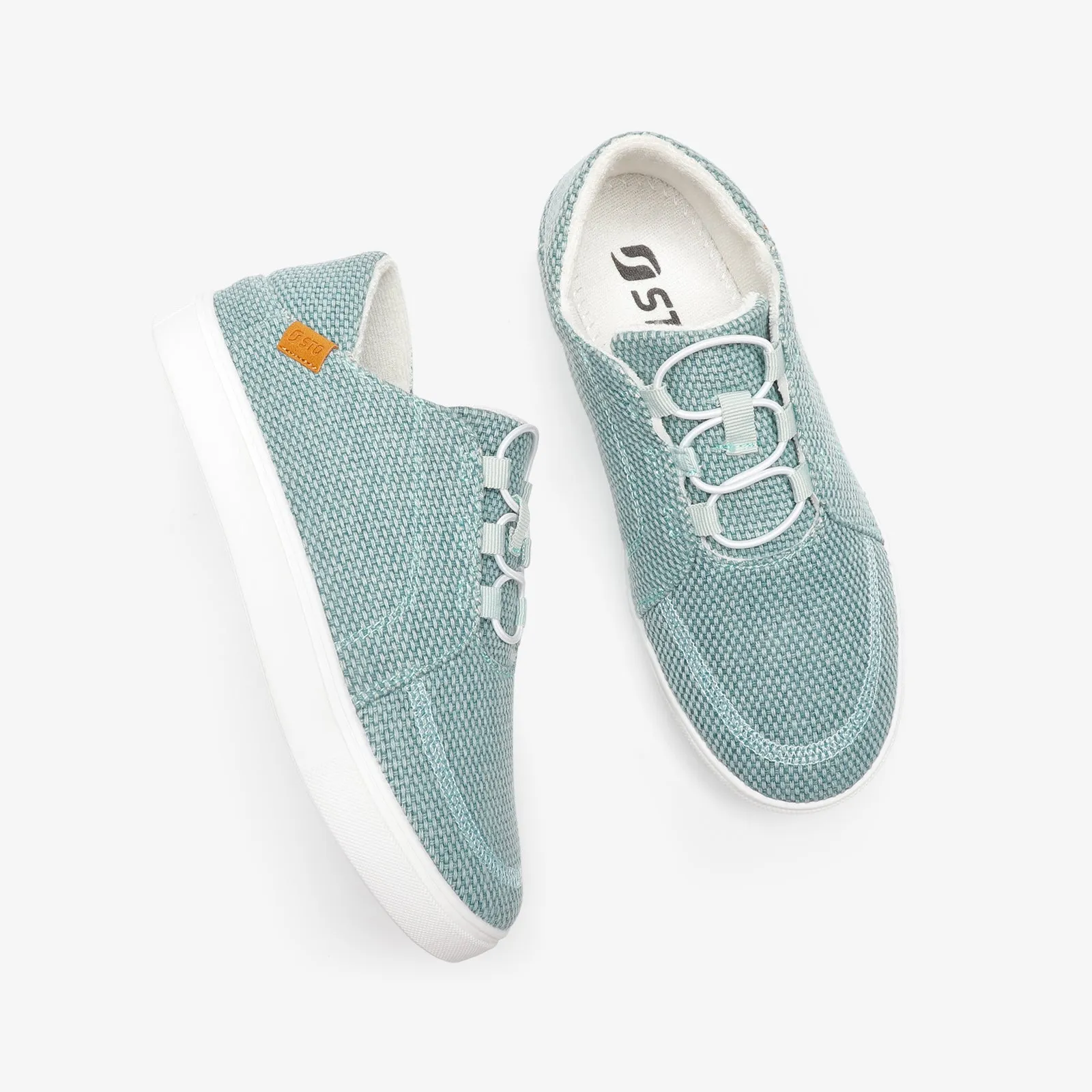 STQ Womens Casual Canvas Sneakers