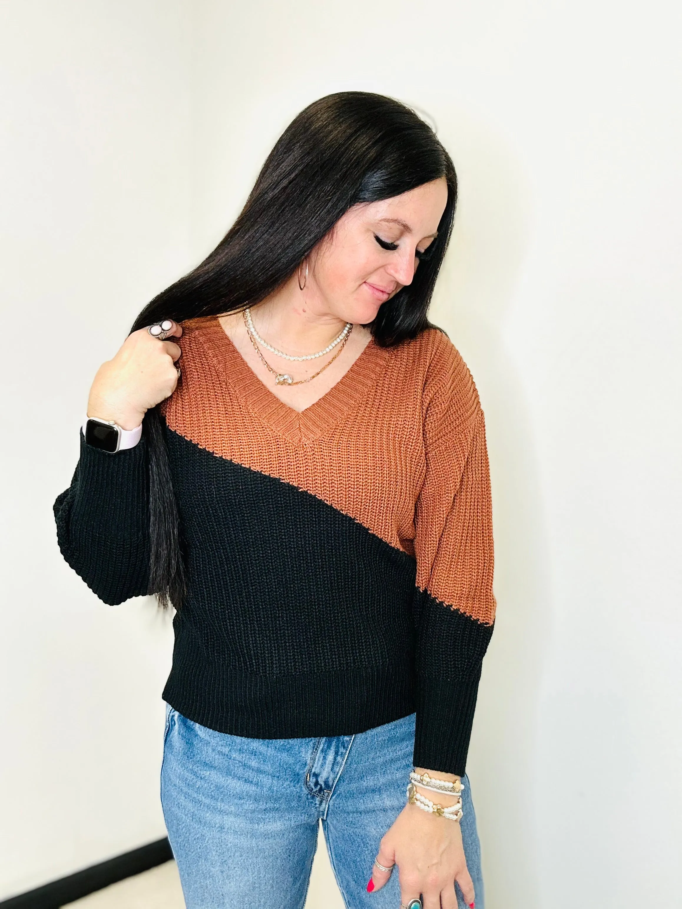 Tandy Spice Tie Back Sweater