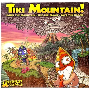 Tiki Mountain! - Competitive Adventure Board Game for Family, Adults, and Children (2-6 Players, Ages 10 ) - SlugFest Gamesa