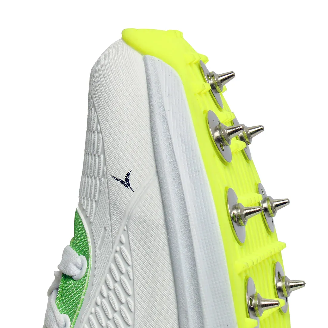 Tracer T-Spinner 294 Spikes Cricket Shoes - White/Green