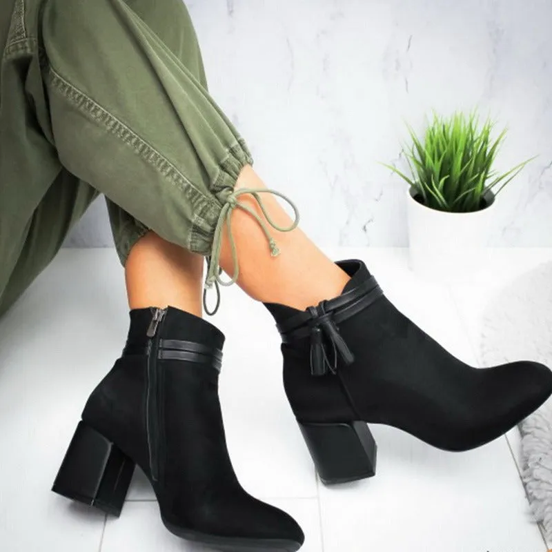Women's Tassel Ankle Shoes