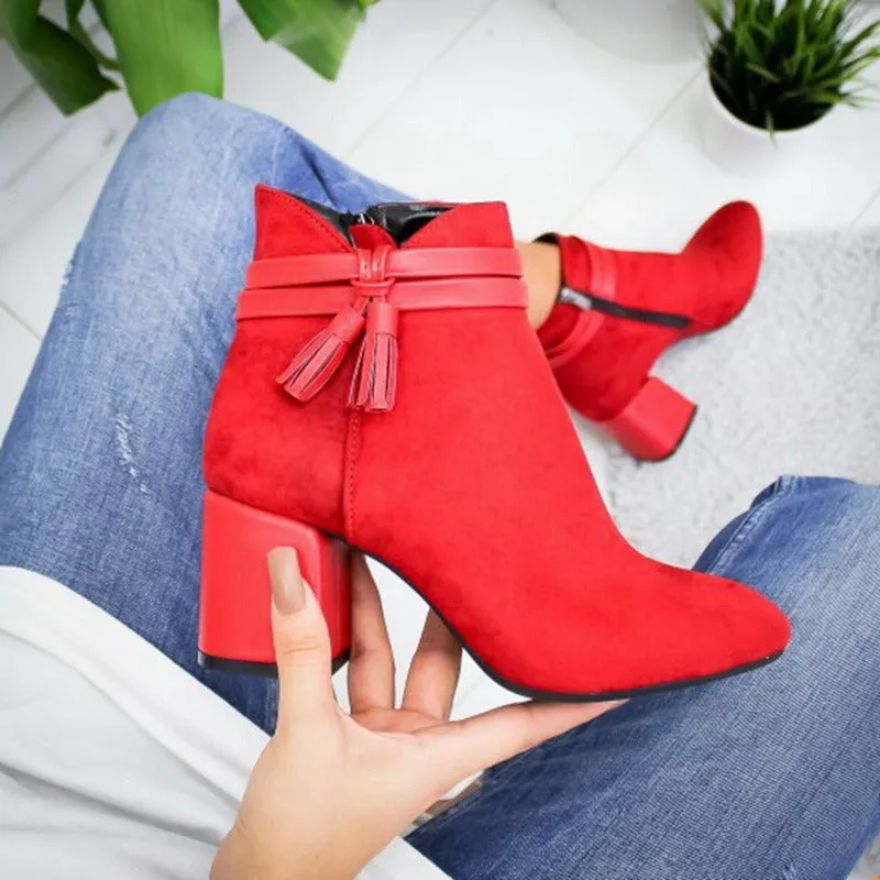 Women's Tassel Ankle Shoes