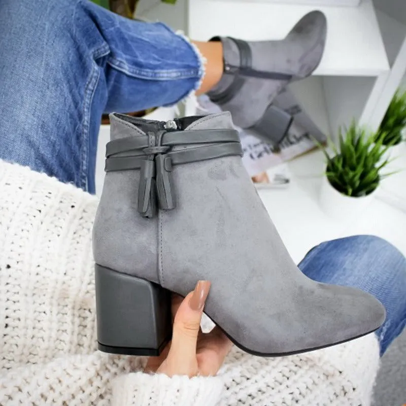 Women's Tassel Ankle Shoes